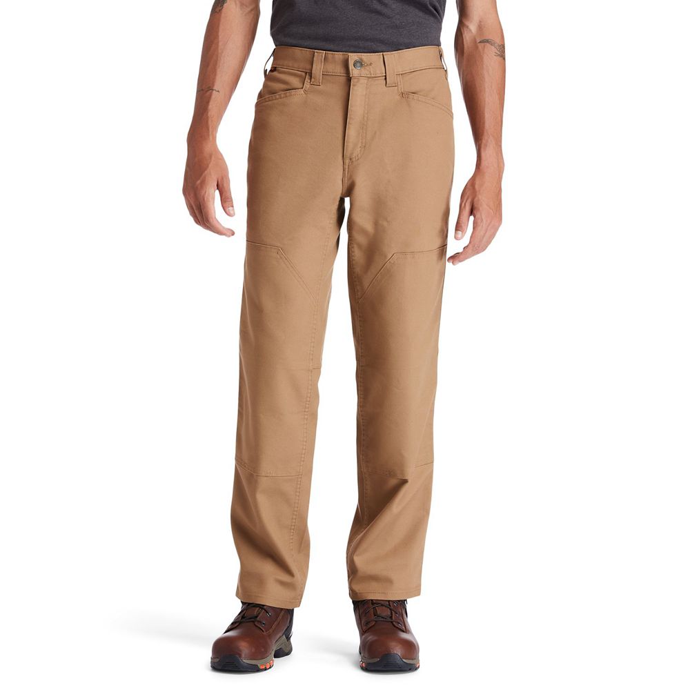 Timberland Mens Pants PRO® 8 Series Utility with Knee Overlay - Brown - India QH4803269